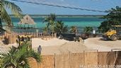 Foto ilustrativa de la nota titulada: Sedena desacata orden judicial y prosigue obras en Laguna de Bacalar (Video)