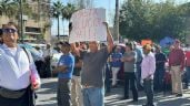 Foto ilustrativa de la nota titulada: Obreros de AHMSA salen de nuevo a marchar; insostenible su situación económica