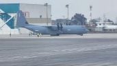 Foto ilustrativa de la nota titulada: Aterriza avión militar de EU en Toluca; “fue autorizado”, dice el Gabinete de Seguridad