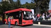 Foto ilustrativa de la nota titulada: Inauguran la ruta Quetzalcóatl de la Línea 4 del Metrobús; va de Reforma al AICM