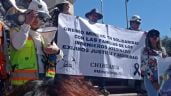 Foto ilustrativa de la nota titulada: Mineros se manifiestan en Chihuahua para exigir justicia para compañeros de Concordia, Sinaloa