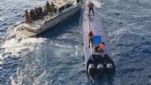 Foto ilustrativa de la nota titulada: Con información de EU, la Marina intercepta semisumergible con cuatro toneladas de cocaína (Video)