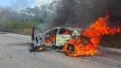 Foto ilustrativa de la nota titulada: Autoridades Cercan Cancún por quema de vehículos tras muerte de “El Mencho”
