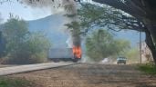 Foto ilustrativa de la nota titulada: Detienen a 11 policías municipales por su presunta participación en quema y bloqueos en Michoacán
