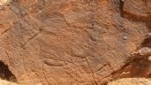 Foto ilustrativa de la nota titulada: Científicos encuentran grabados rupestres de animales a tamaño natural en desierto de Arabia Saudita