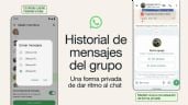 Foto ilustrativa de la nota titulada: WhatsApp lanza el historial de mensajes en grupo para facilitar poner al día a nuevos integrantes