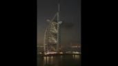 Foto ilustrativa de la nota titulada: Ataque iraní con dron provoca incendio en el hotel Burj Al Arab de Dubái (Video)