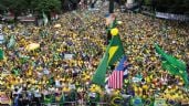 Foto ilustrativa de la nota titulada: Partidarios de Bolsonaro se manifiestan en todo Brasil contra Lula