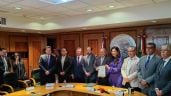 Foto ilustrativa de la nota titulada: Diputados reciben reforma electoral de Sheinbaum