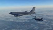 Foto ilustrativa de la nota titulada: Avión de EU para reabastecimiento en vuelo se desploma en Irak