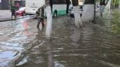 Foto ilustrativa de la nota titulada: Lluvias atípicas causan 17 encharcamientos en 10 demarcaciones de la CDMX