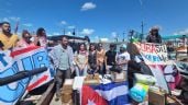 Foto ilustrativa de la nota titulada: Barco con ayuda humanitaria de la Global Sumud Flotilla sale de Yucatán a Cuba