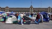 Foto ilustrativa de la nota titulada: La CNTE retira su plantón del Zócalo y advierte que regresará en el Mundial 2026