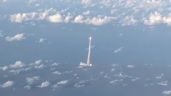 Foto ilustrativa de la nota titulada: Pasajeros de avión captan imágenes inéditas del lanzamiento de Artemis II