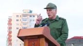 Foto ilustrativa de la nota titulada: Díaz-Canel advierte que una agresión militar de EU contra Cuba provocaría un "baño de sangre"