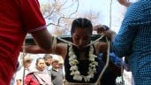 Foto ilustrativa de la nota titulada: Semana Santa en Huixtac: jóvenes cargan cactus en sus espaldas como penitencia