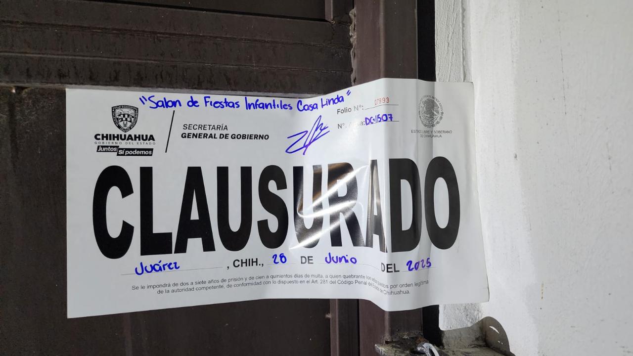 Realiza Gobernación Estatal 315 inspecciones y clausura 15 establecimientos durante la última semana