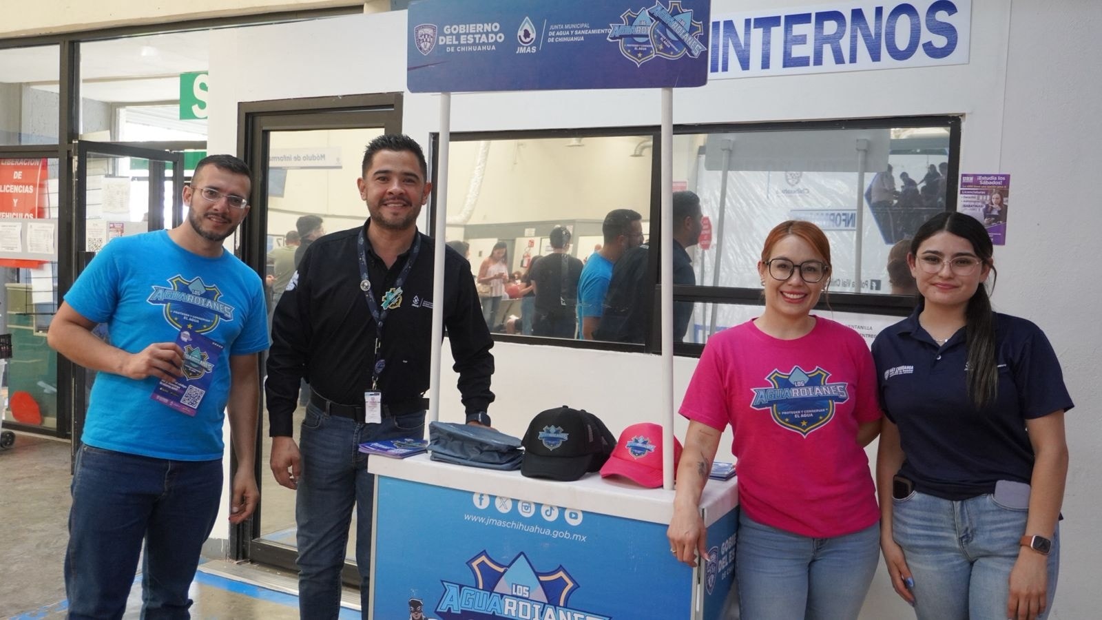 Instala JMAS módulo permanente de “Los Aguardianes” en oficinas de Licencias