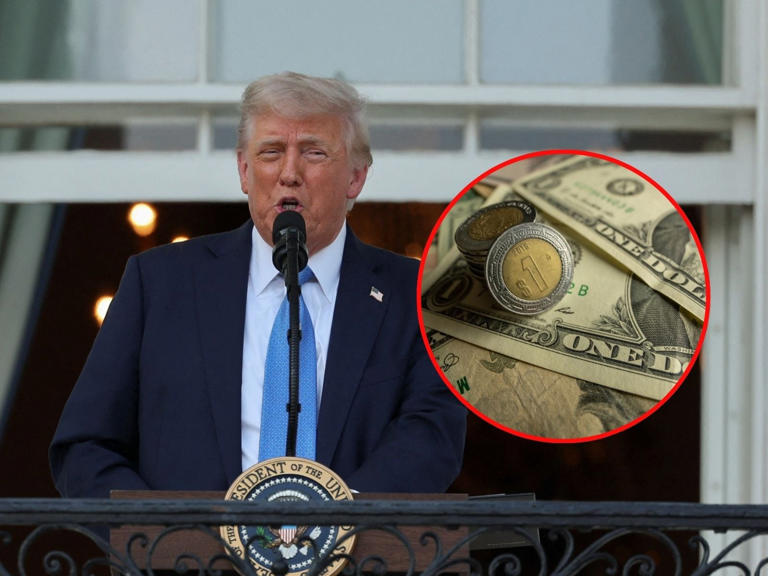 Dólar retrocede frente al peso mexicano pese a tensiones por conflicto en Medio Oriente