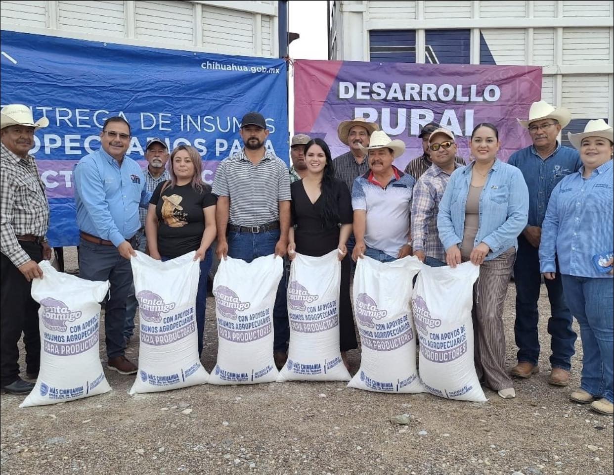 Benefician a más de 14 mil productores con entregas de maíz, frijol, avena y fertilizantes