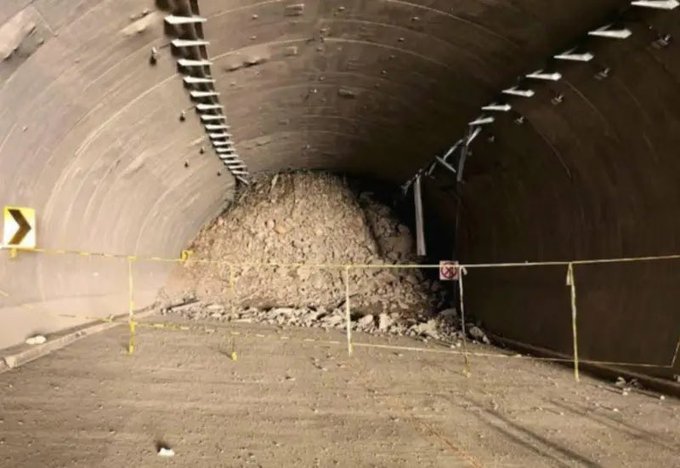 Colapsa el túnel El Tornillo en Oaxaca tras paso del huracán Erick; crecen dudas sobre calidad de la obra inaugurada en enero