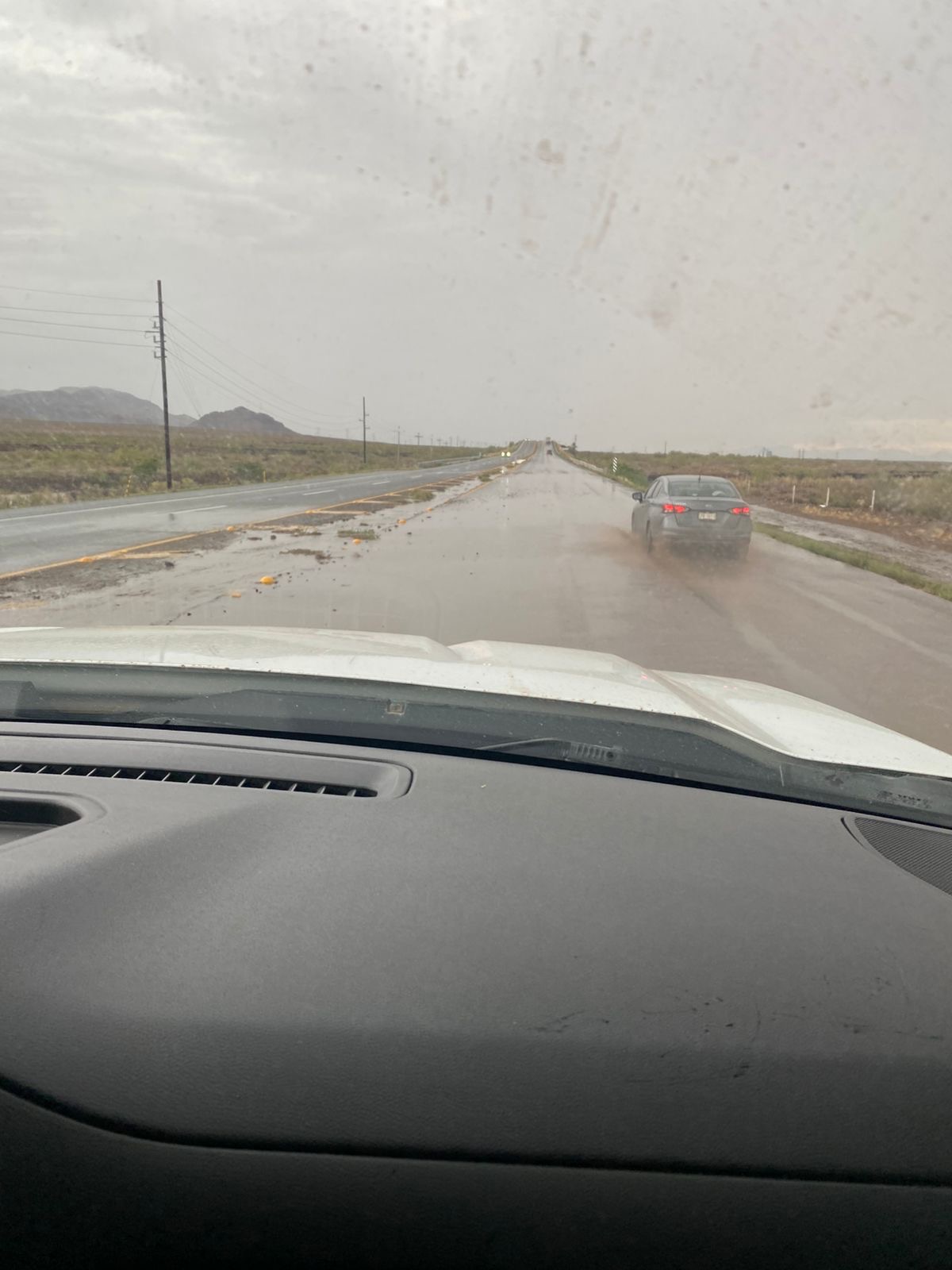 Emite Protección Civil Estatal alerta preventiva por inundación en tramo de la carretera Chihuahua–Juárez