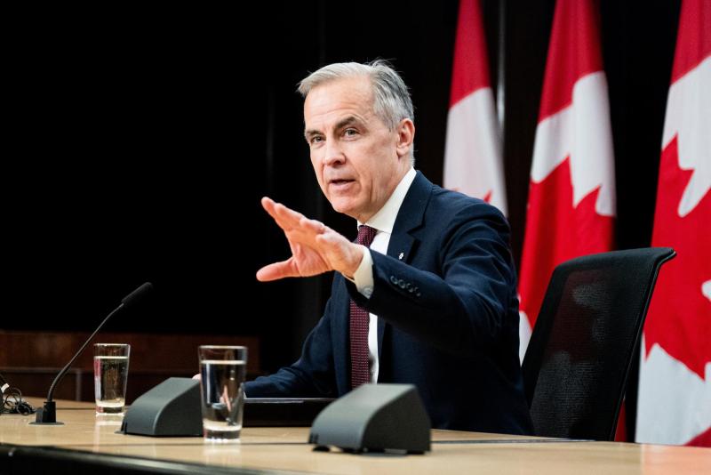 Canadá reanuda negociación comercial con Trump tras eliminar impuestos a las tecnológicas - mark-carney-canada-aranceles-acero-aluminio-1024x683
