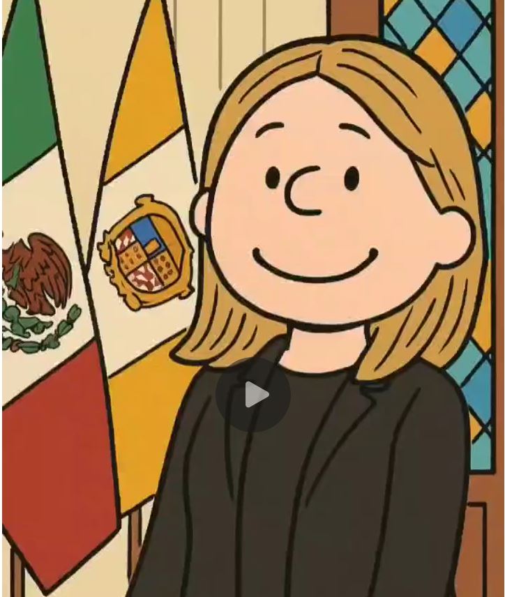 “Maru Brown”: la gobernadora revive su infancia en video estilo caricatura por el Día de la Niñez