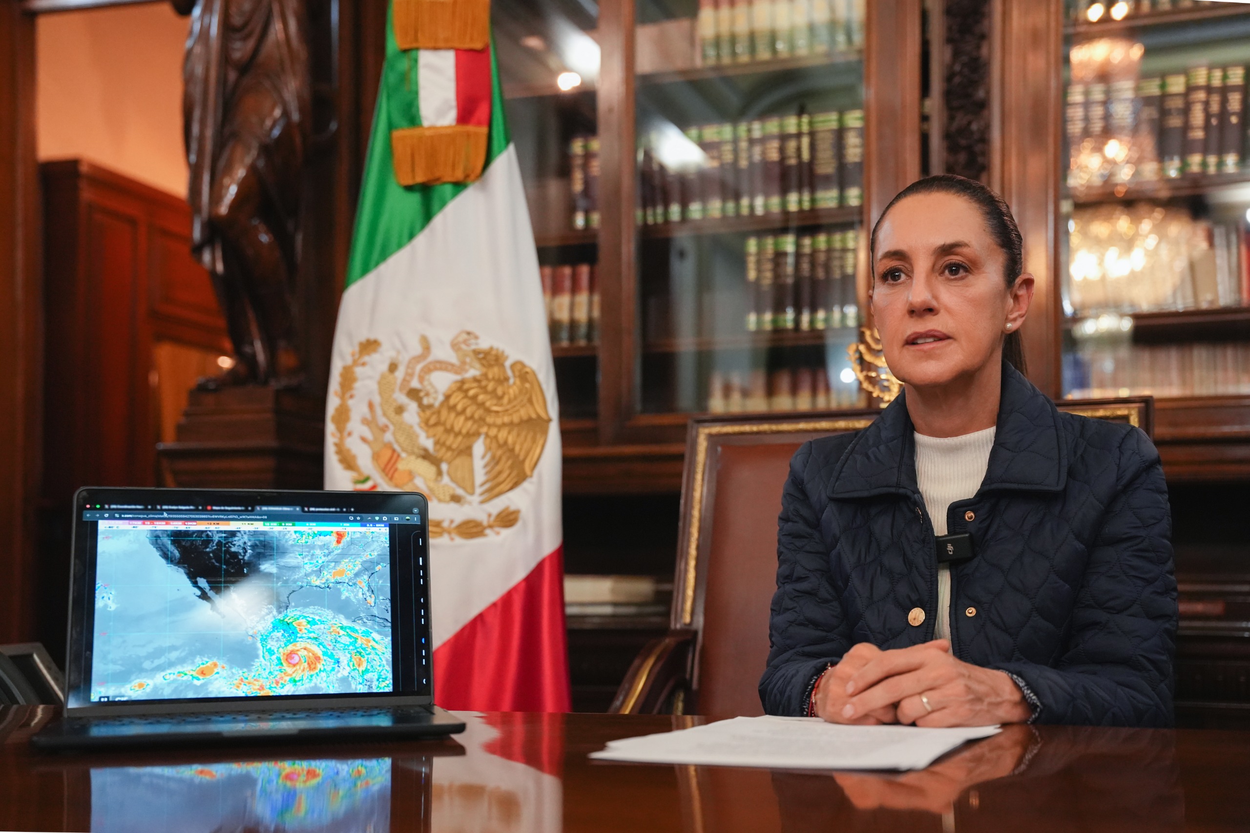 Ante la llegada de “Erick”, Sheinbaum pide a población de Oaxaca y Guerrero resguardarse