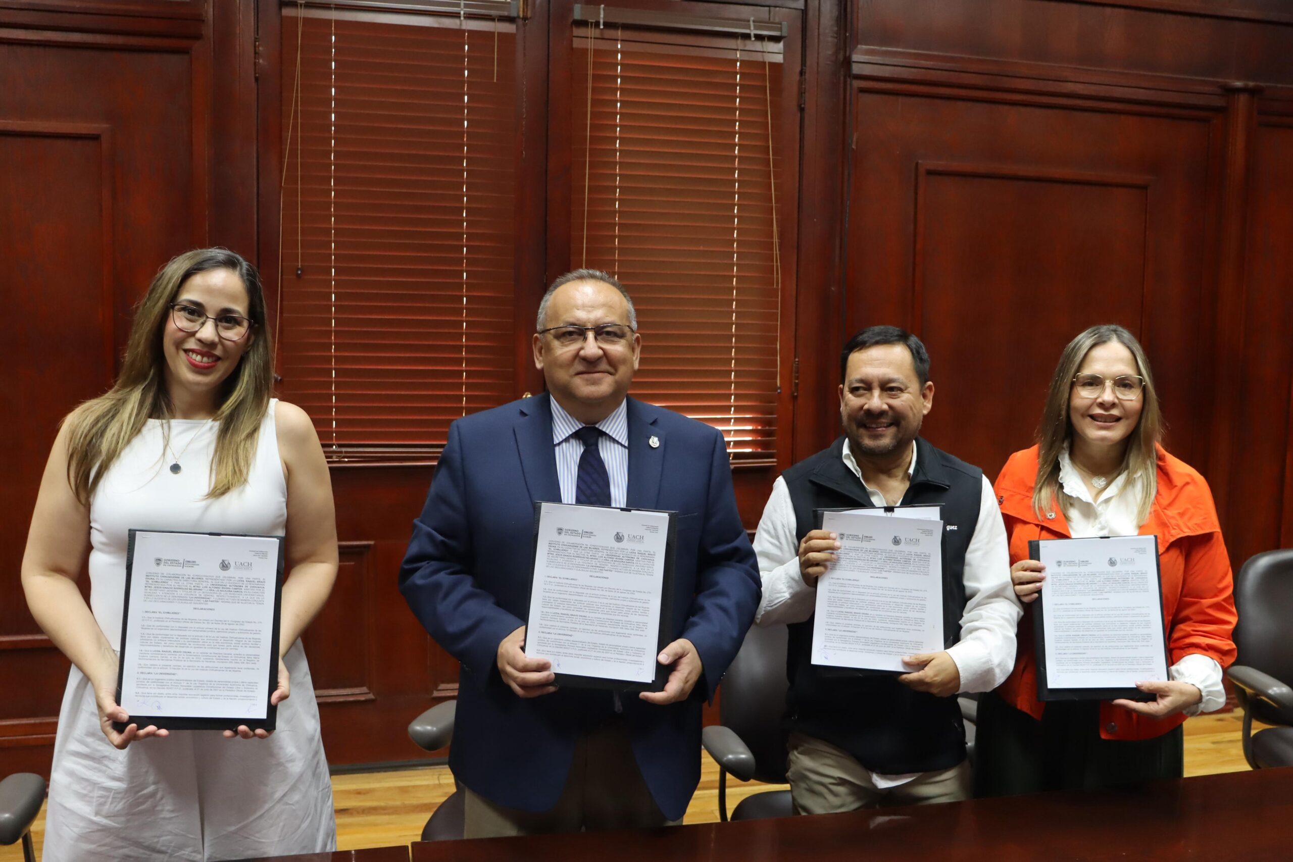 Firman ICHMujeres y UACH convenio para fortalecer entornos libres de violencia