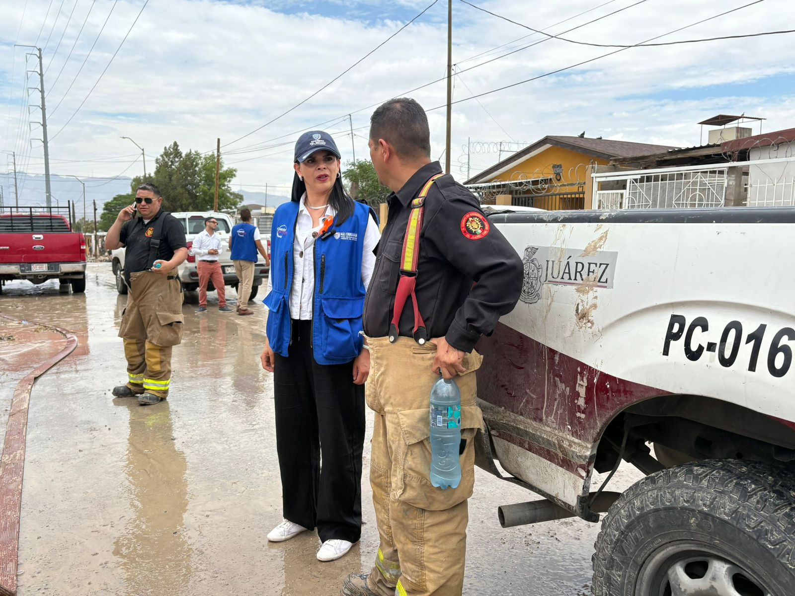 Lleva Gobierno del Estado apoyos emergentes a juarenses damnificados por temporal lluvioso