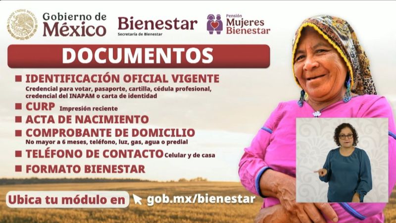 ¿Cuándo y cómo realizar el registro para la Pensión Mujeres del Bienestar 2025? - especial-documentoss-1024x576