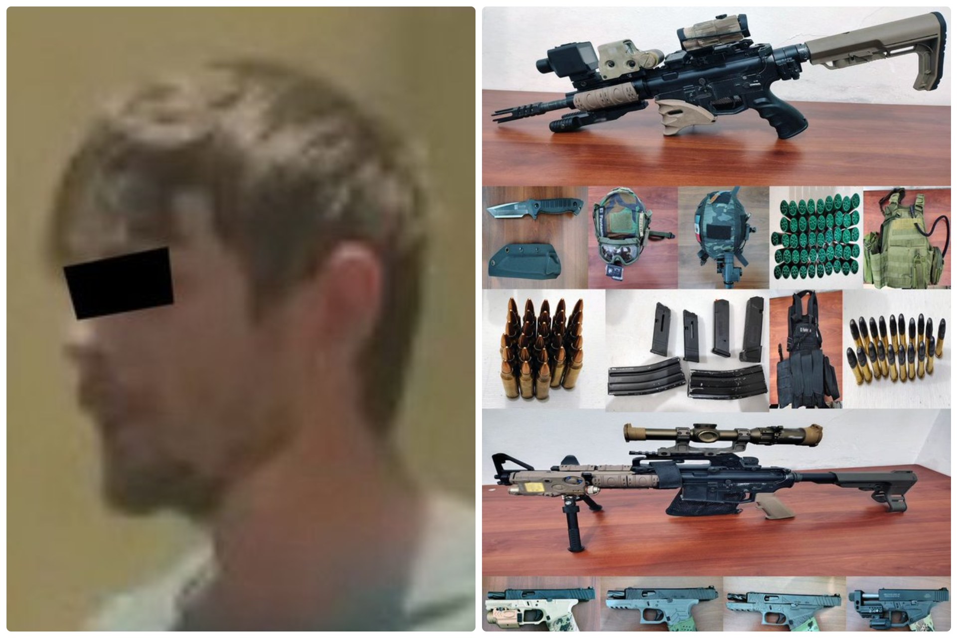 Detienen a un estadounidense con armas y credencial de CIA en el Estado de méxico