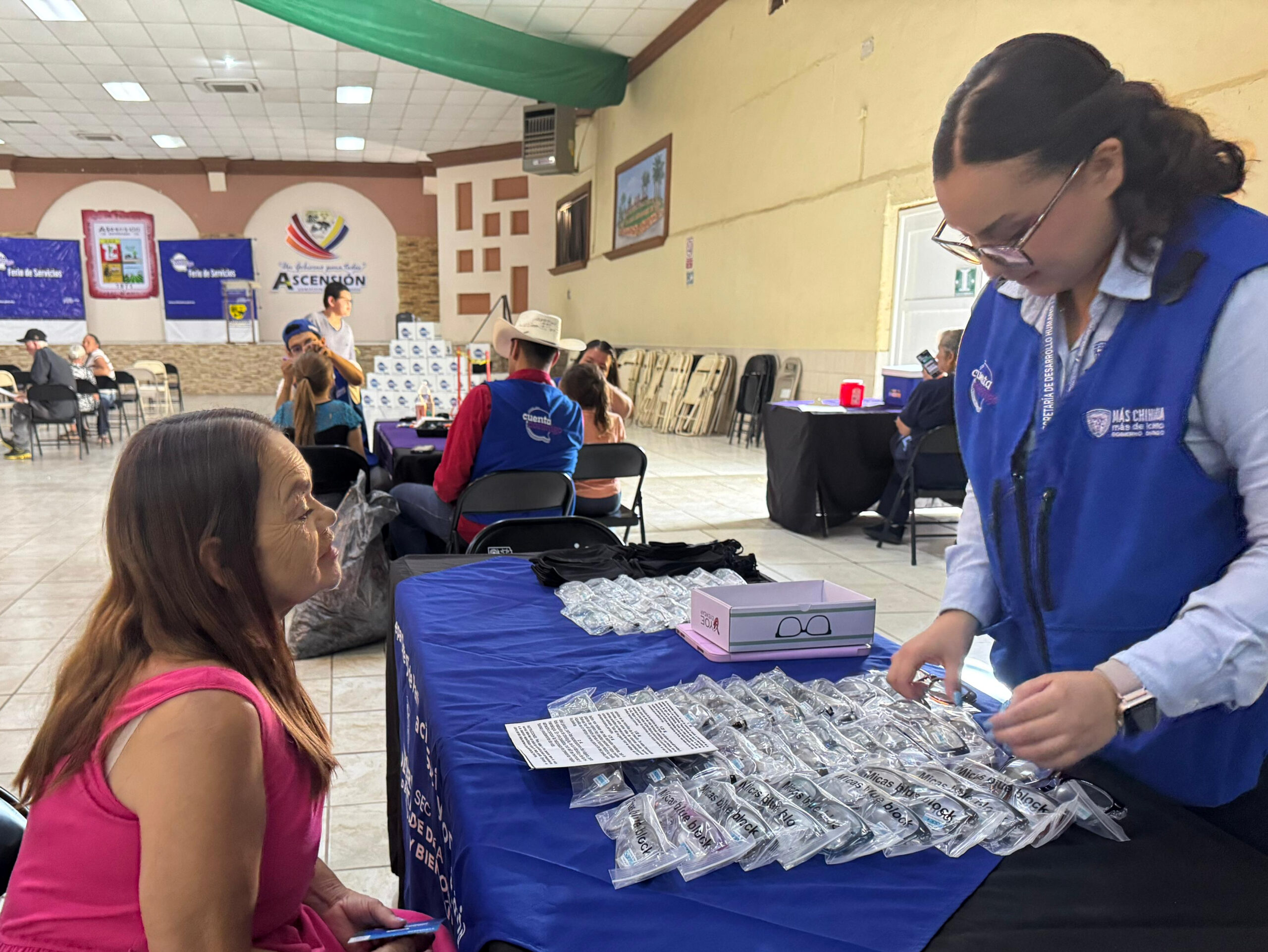 Brindan más de 700 apoyos y gestiones en feria de servicios “Cuenta Conmigo” en Ascensión