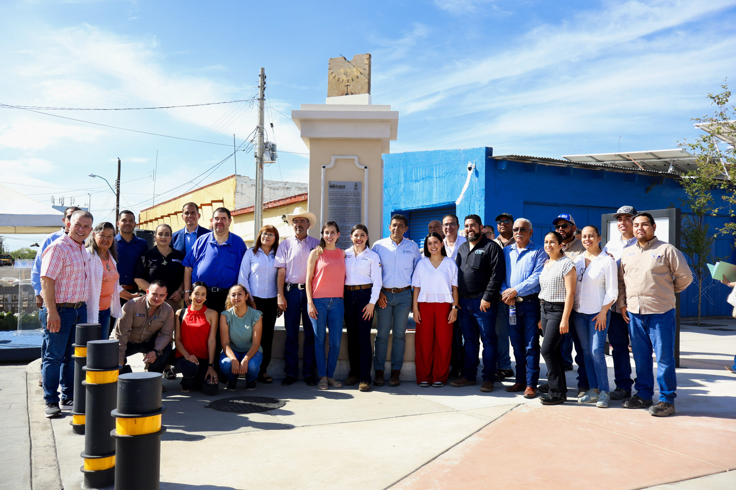 Inauguran obras del Paseo Zaragoza en Meoqui con inversión de 20 millones de pesos