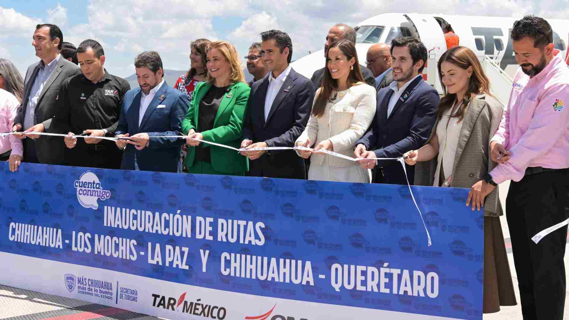 Inician vuelos de Los Mochis a Chihuahua y La Paz; fortalecen la conectividad y el turismo en Sinaloa