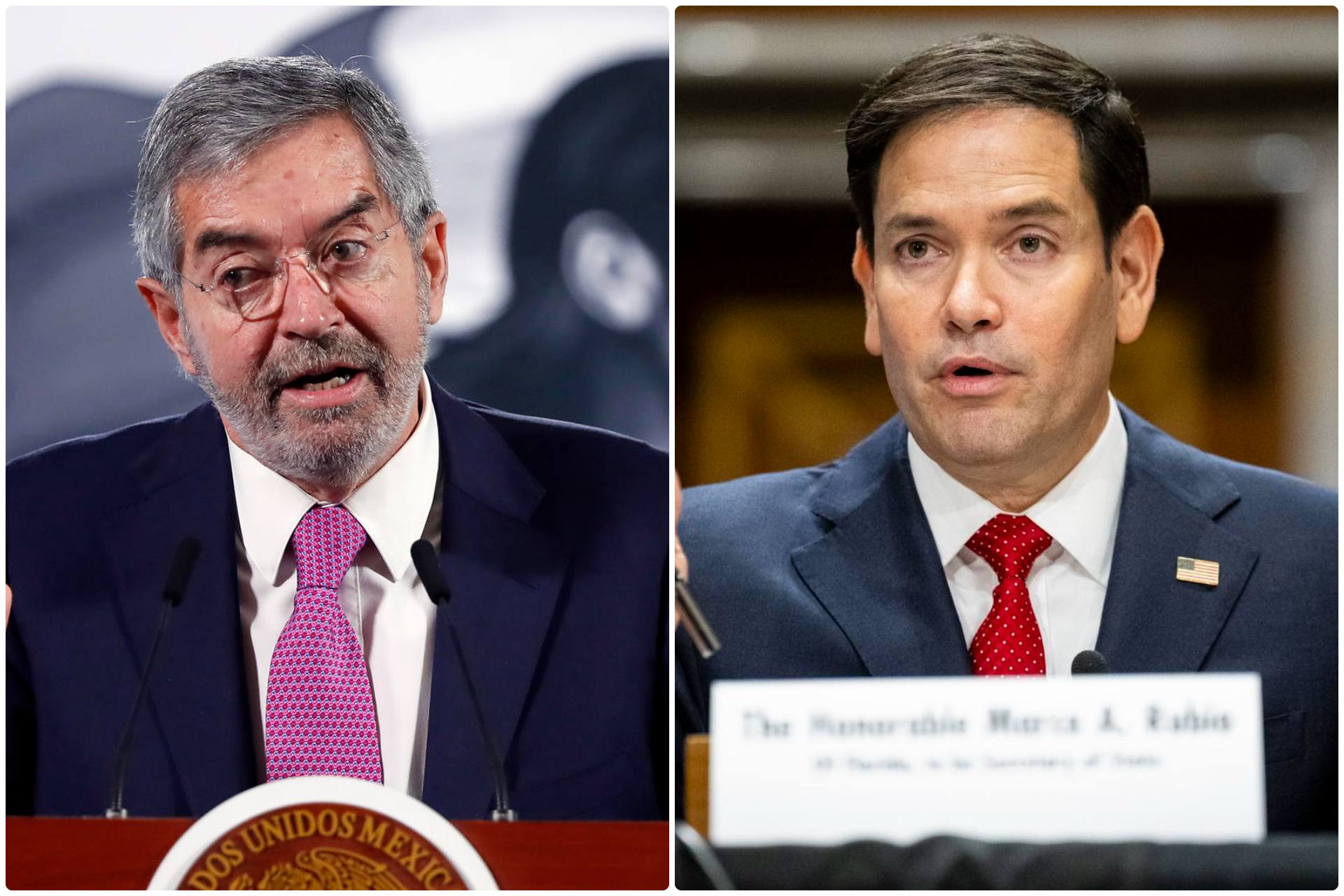 De la Fuente y Rubio hablan sobre diversos temas de la agenda México-EE.UU.