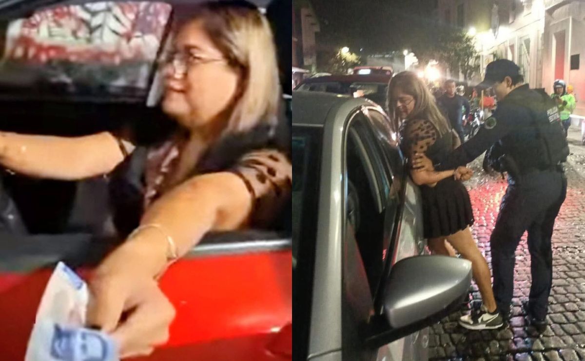 Surge ‘Lady CEJUM’ en Xalapa; chocó varios autos ebria e intentó sobornar a la policía