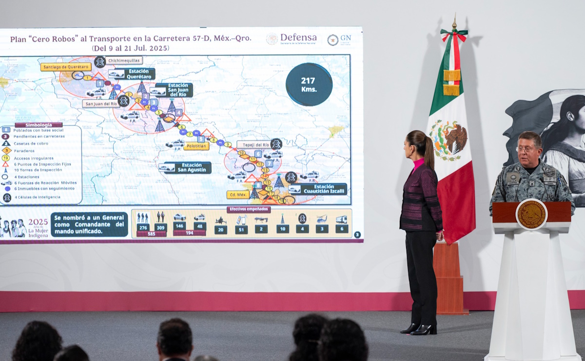 México presenta el plan ‘Cero Robos’ para reducir los asaltos en las carreteras