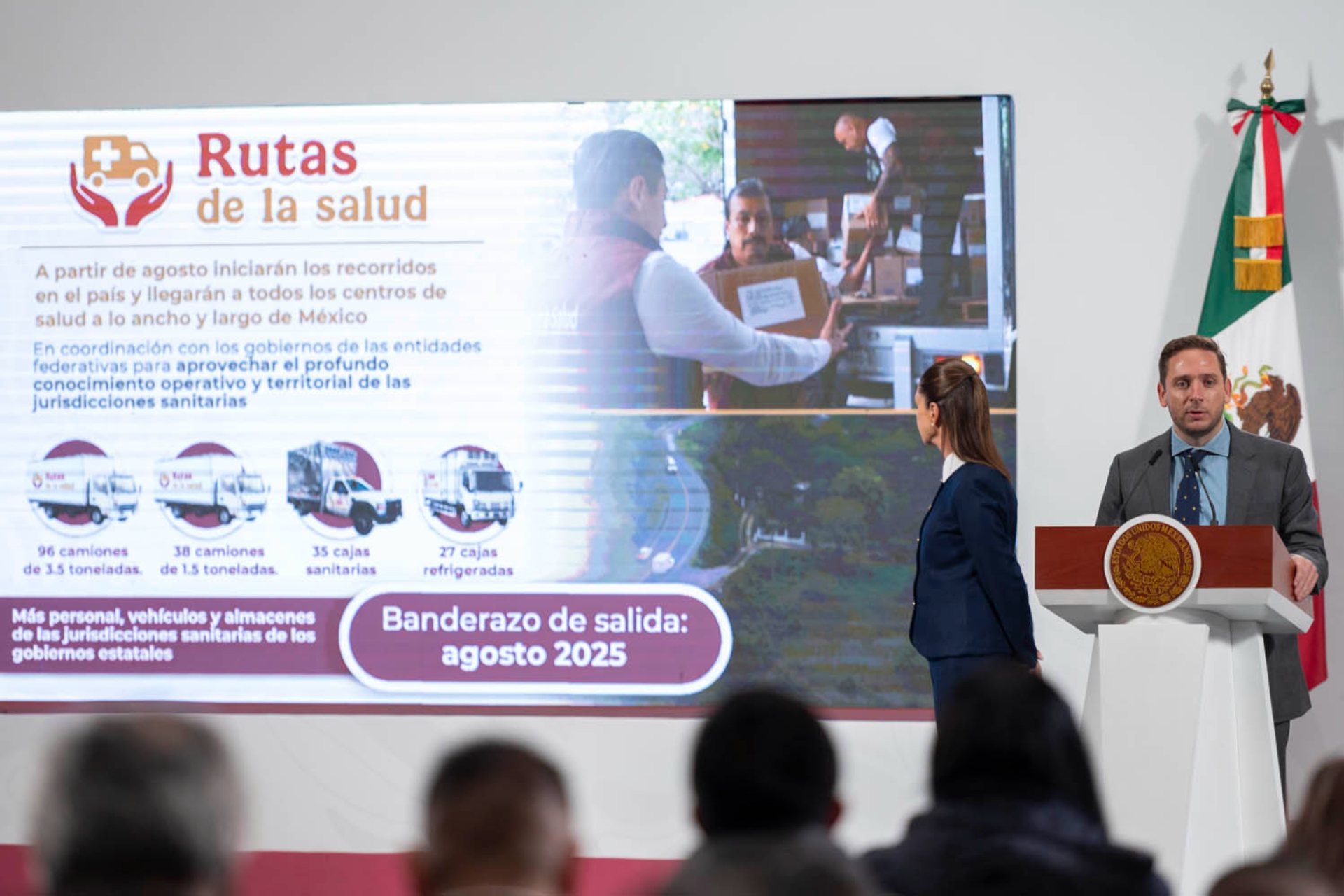 Gobierno anuncia las Rutas de la Salud, que distribuirán de forma eficaz los medicamentos
