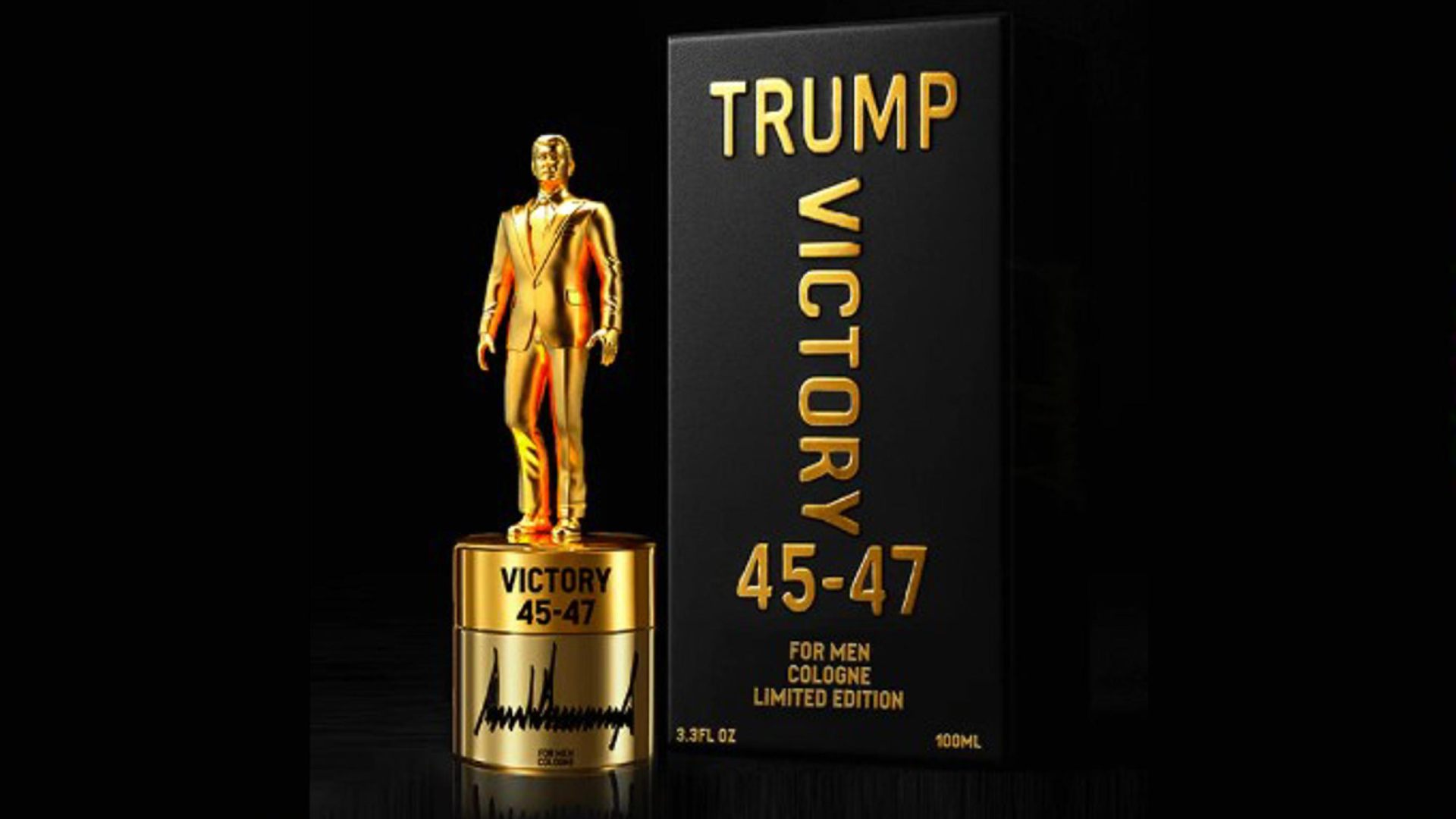 Trump promociona sus fragancias, ‘Victory 45-47’, inspirado en su victoria electoral
