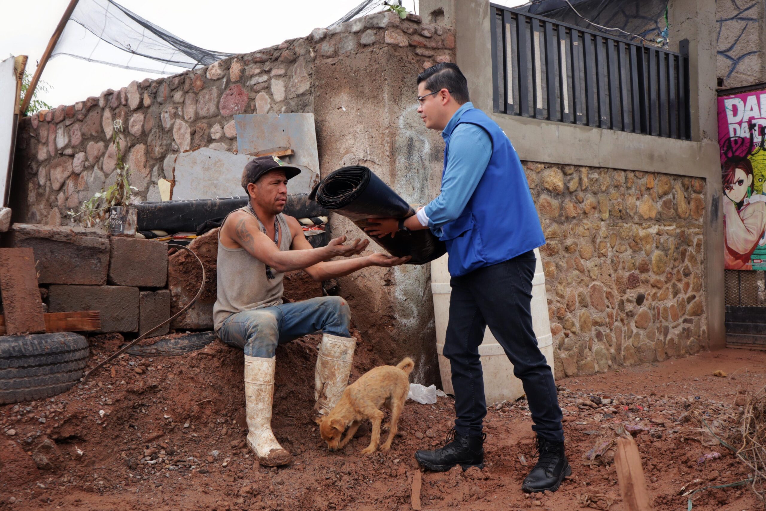 Implementa Desarrollo Humano estrategia emergente para apoyar a personas afectadas por las lluvias
