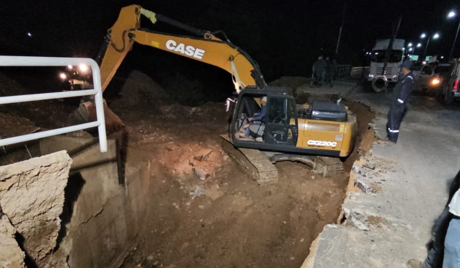 Realiza JMAS Chihuahua reparación en conducción Tabalaopa-Aldama