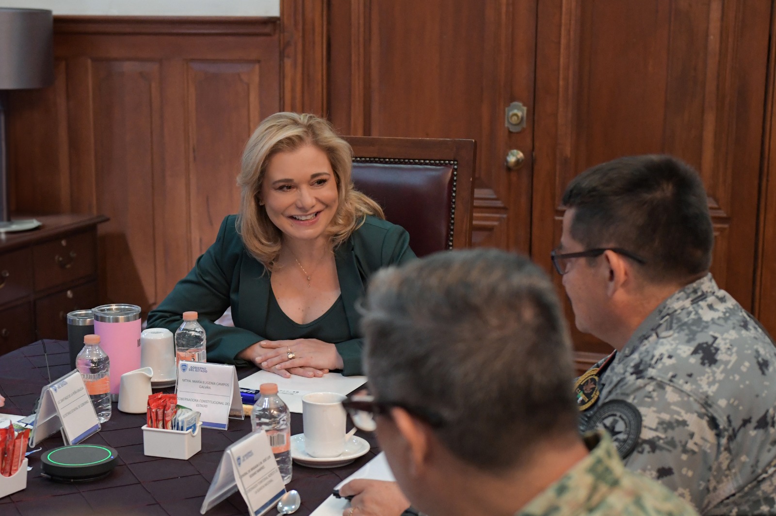 Maru Campos encabeza mesa de seguridad: Acuerdan fortalecer estrategia en Ciudad Juárez y otras regiones