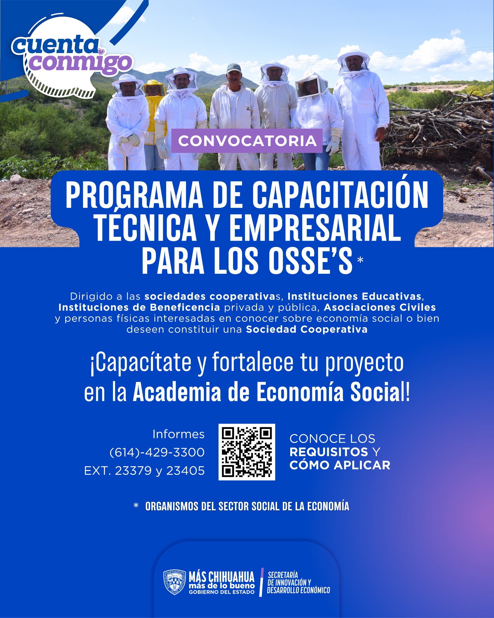 Lanza SIDE convocatoria de capacitación para fortalecer la Economía Social