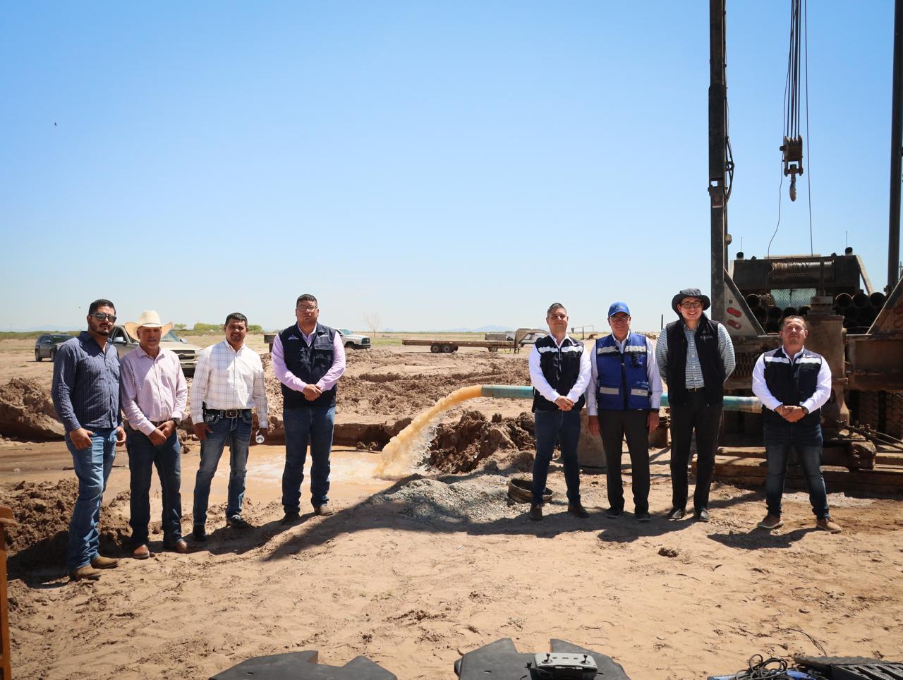 Inaugura JCAS pozo en beneficio de más de 4 mil familias en la cabecera municipal de Ahumada