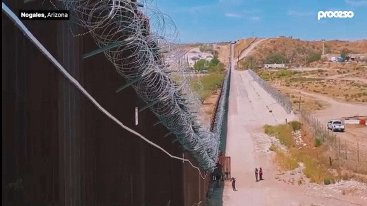 En Nogales, Arizona, un muro reconstruido para disuadir migrantes (Video)
