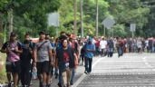 Foto ilustrativa de la nota titulada: Autoridades mexicanas dispersan dos caravanas de migrantes que se dirigían a EU
