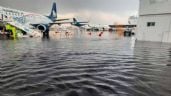 Foto ilustrativa de la nota titulada: Lluvias afectan a más de 34 mil pasajeros en el AICM por retrasos y cancelaciones