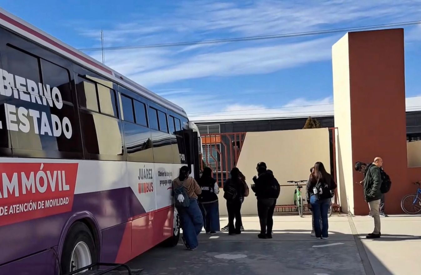 Invitan a acudir a las nuevas ubicaciones del CAM móvil del JuárezBus del 11 al 16 de agosto